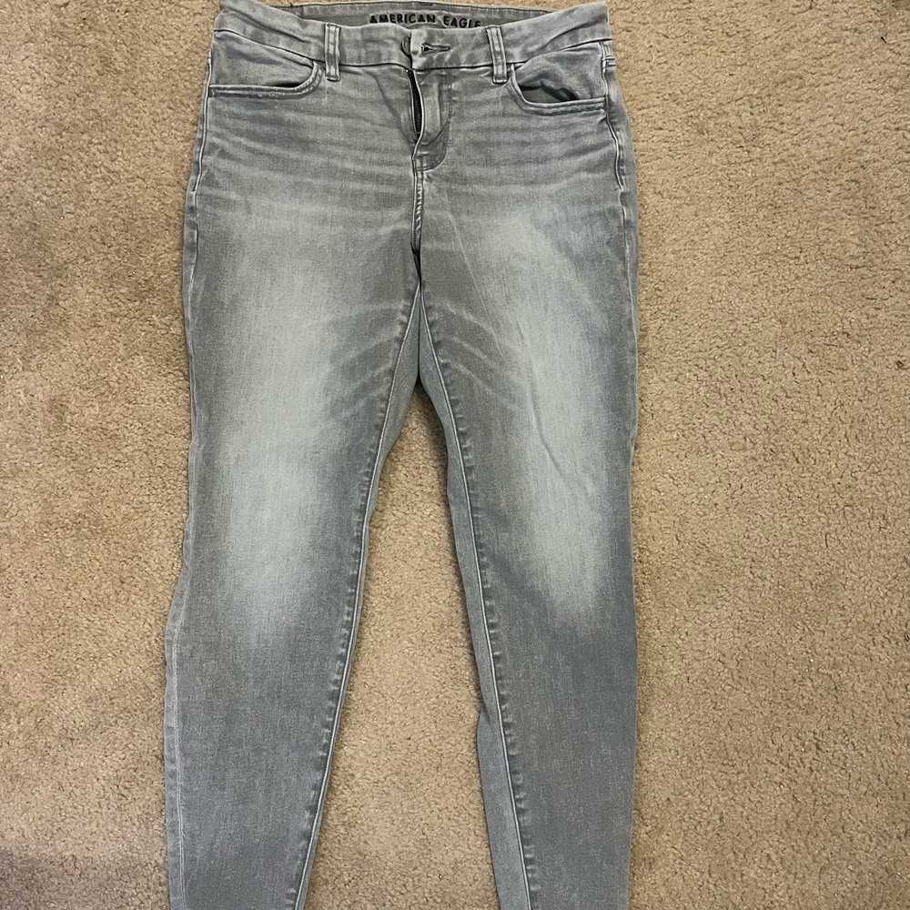 American Eagle Outfitters Women's Gray Jeans